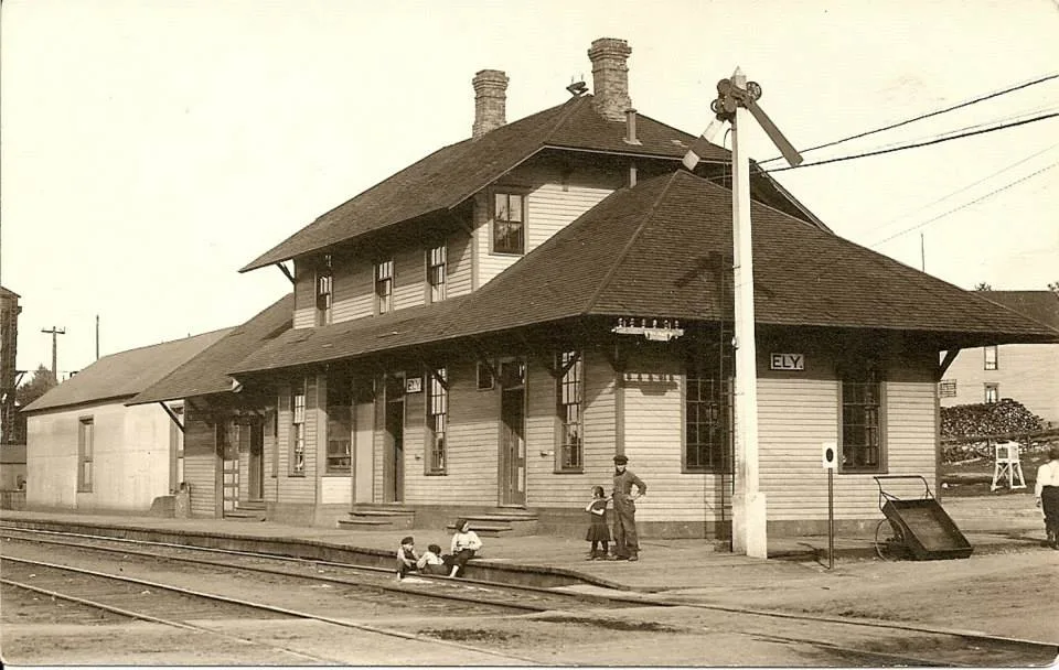 The depot in 1914