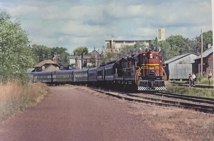 A Duluth, Missabe & Iron Range passenger train