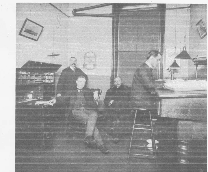 The depot office, 1901
