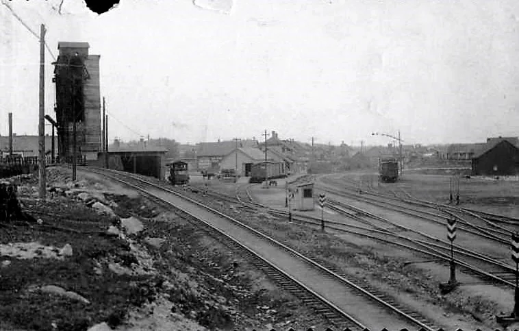 The Ely rail yard, 1911
