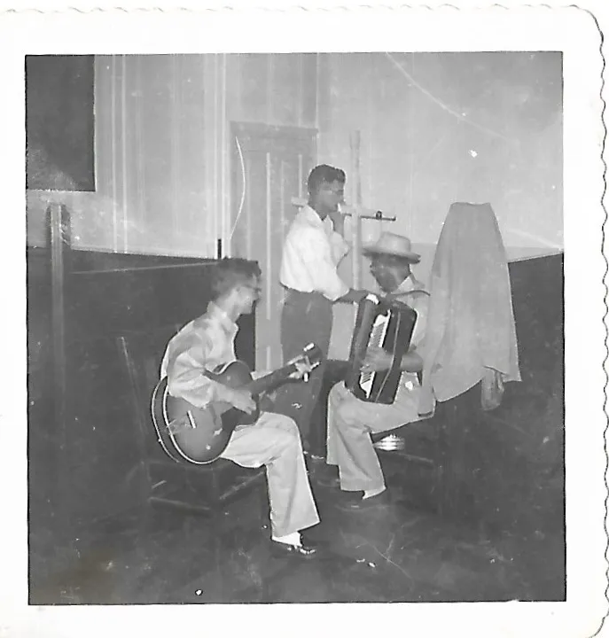 Musicians playing in the bar