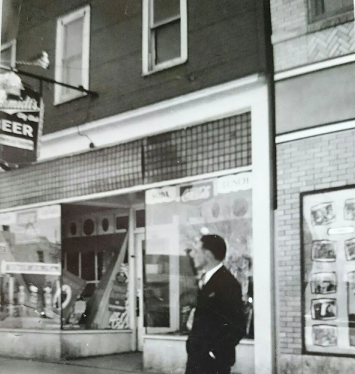 The storefront in its early days